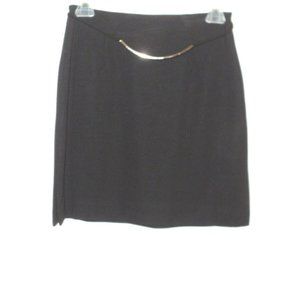 Cache Skirt A-Line Black Size 4 Above Knee Length